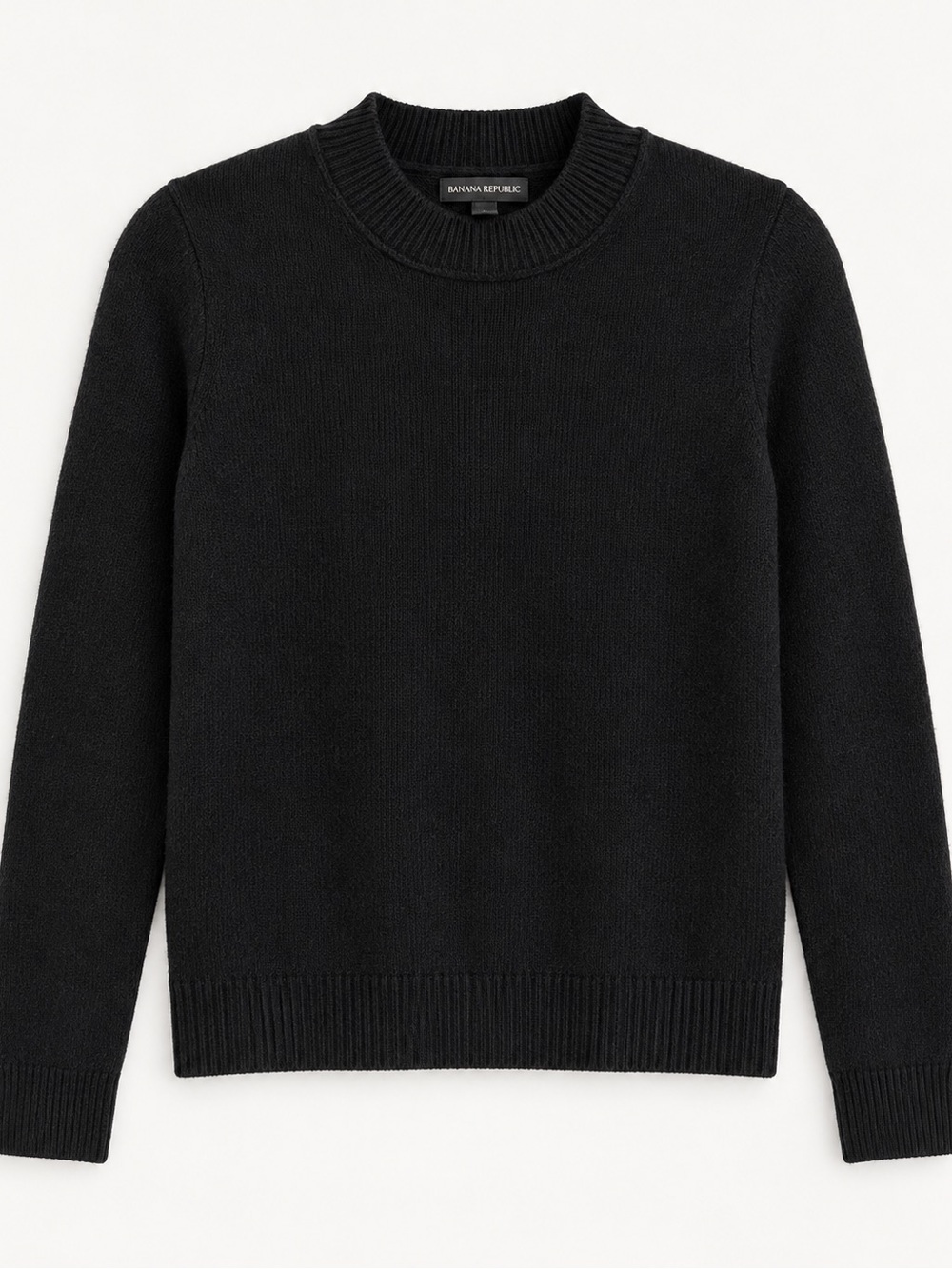 Banana Republic Black Crewneck Sweater